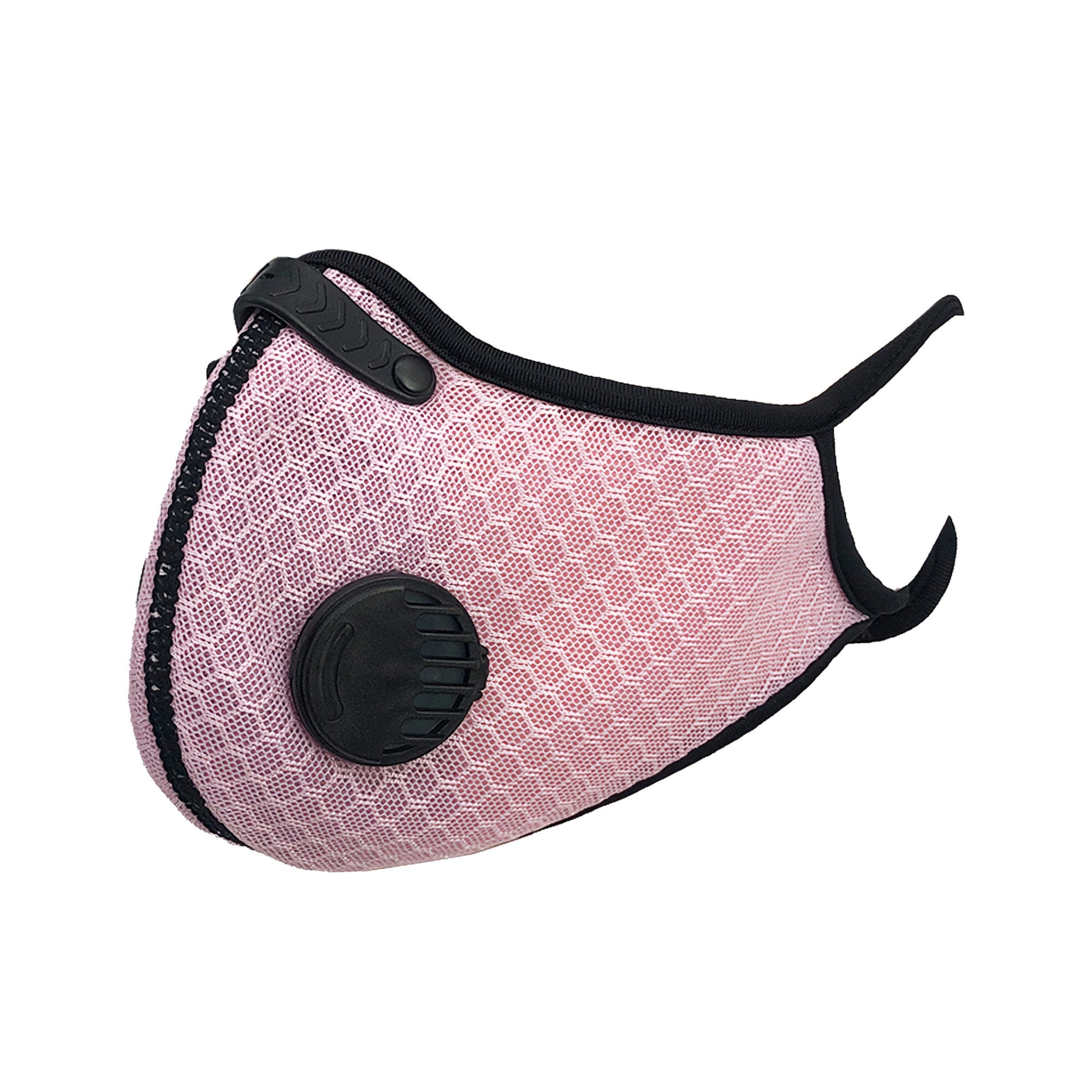 FuturePPE Mesh Sports Mask with 5-Layer Carbon Activated Filter Pink